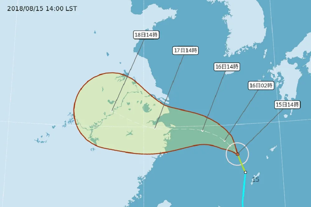 輕颱棕櫚形成不直接撲台　北中南部嚴防豪大雨