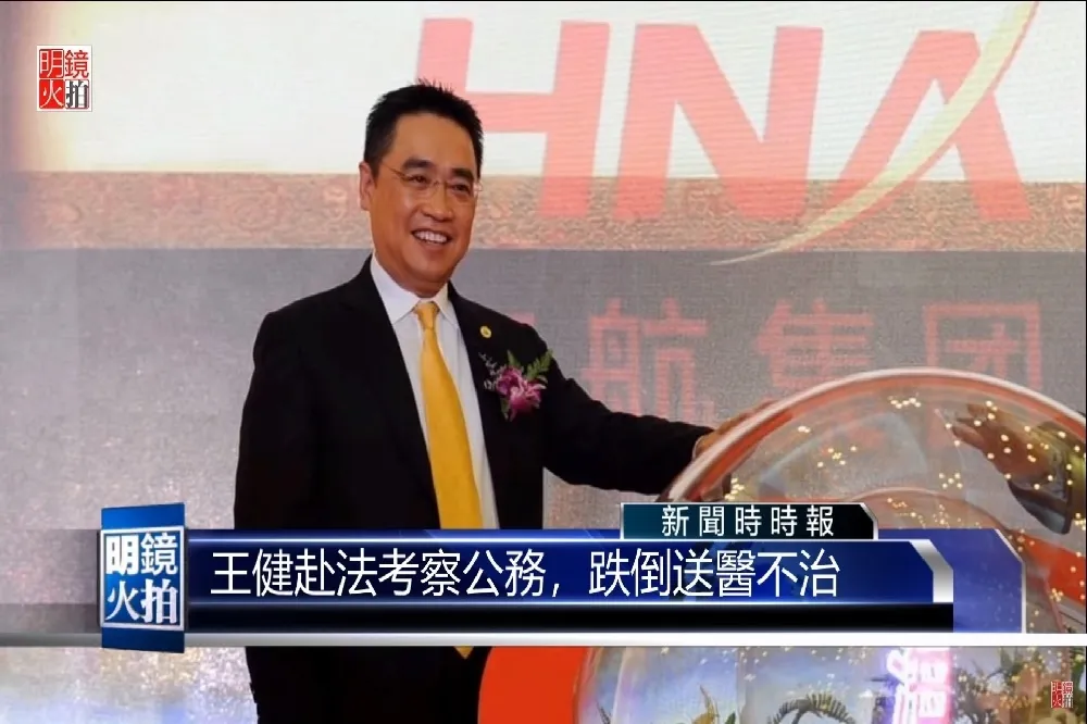 中國海航創始人王健在法國意外摔死　享年57歲