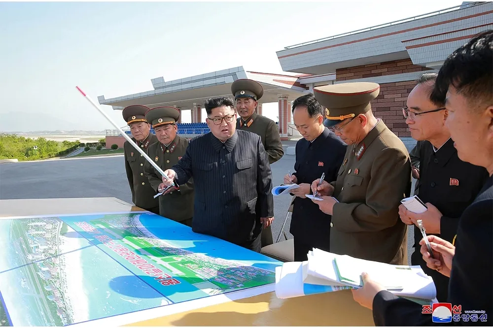 打造獨一無二北韓式海岸城市　金正恩親自督察工程進度　
