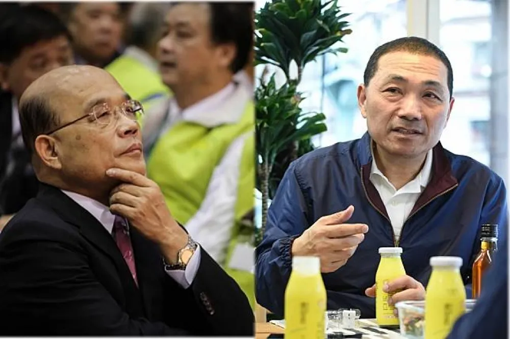 侯友宜支持度勝蘇貞昌17%　侯讚選民「有智慧」蘇質疑走勢不符現況