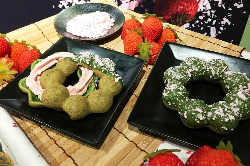 【有片】甜甜圈4倍「厚」抹茶季登場　抹茶控絕對無法抵抗的濃郁滋味！