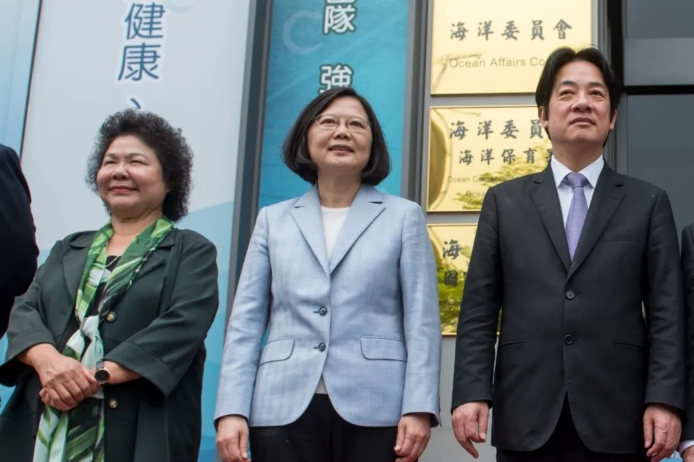海洋委員會正式成立　英菊賴府院鐵三角首度同台