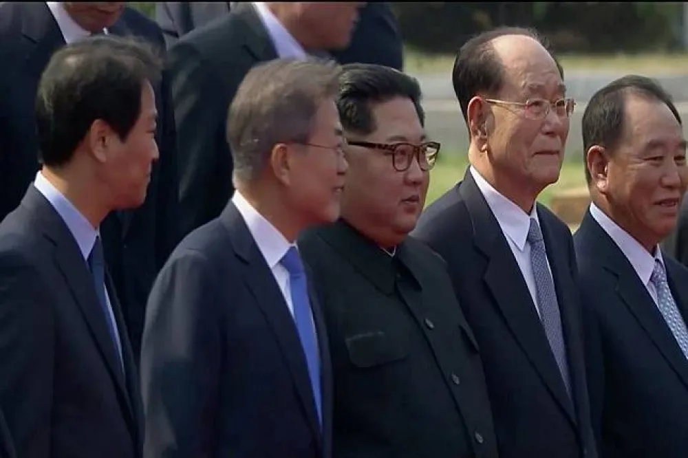 北韓「名義元首」金永南　陪同金正恩出席兩韓峰會