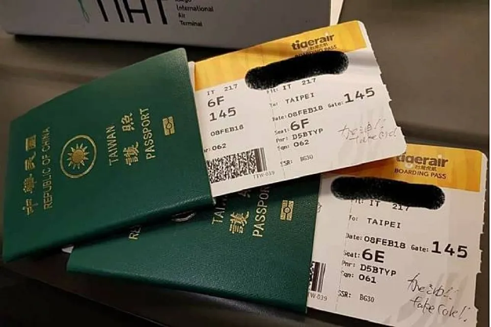 【台日友好】日本地勤很暖心　登機證留言「加油」幫台灣震災打氣