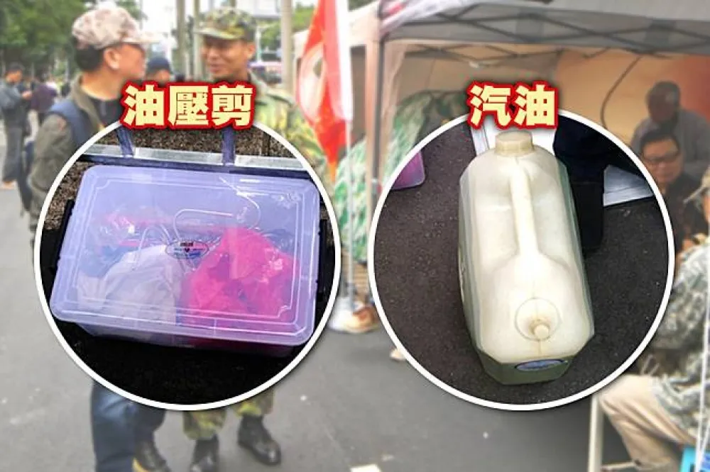危險物品全遭警沒收　八百壯士抗議：夜宿需要發電機才準備汽油