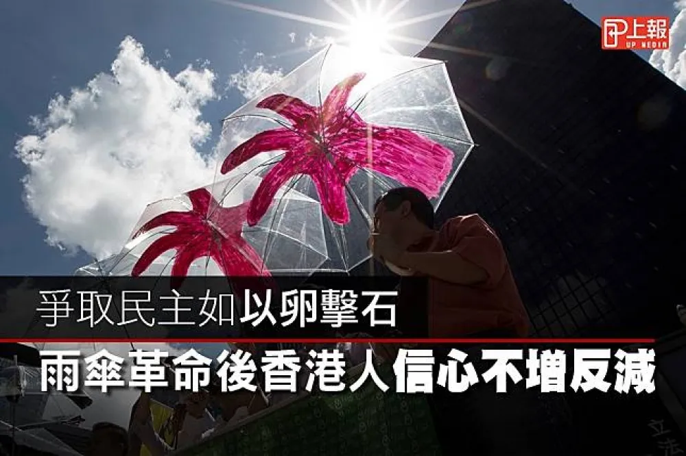 【影片】爭取民主如以卵擊石　雨傘革命後香港人信心不增反減