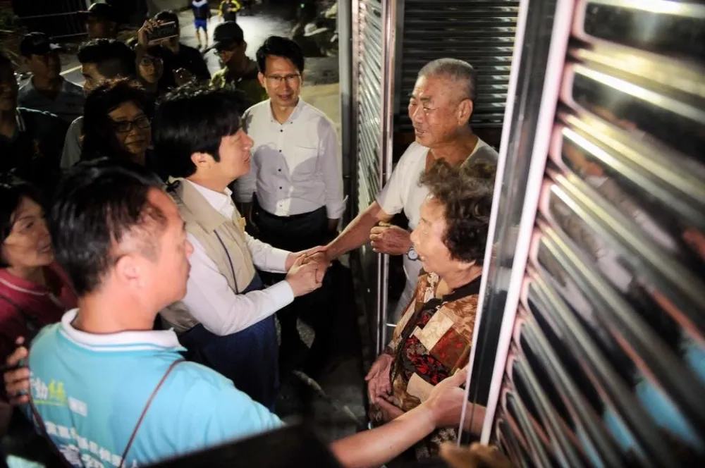 賴清德三度嘉義勘災　 協助重建以工代賑每小時140元