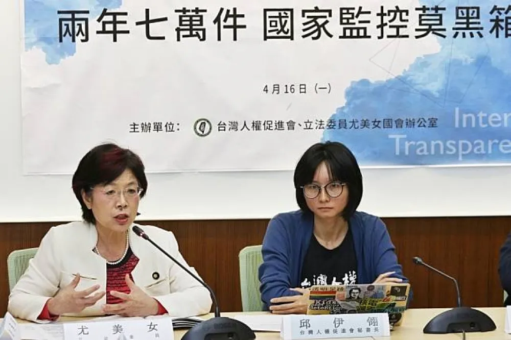 政府兩年調閱7萬件個資　尤美女：應設隱私專責機關把關