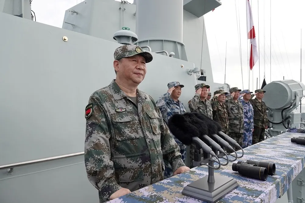 中共建國來最大海上閱兵    習近平：建立強大海軍，從沒像現在這麼緊迫