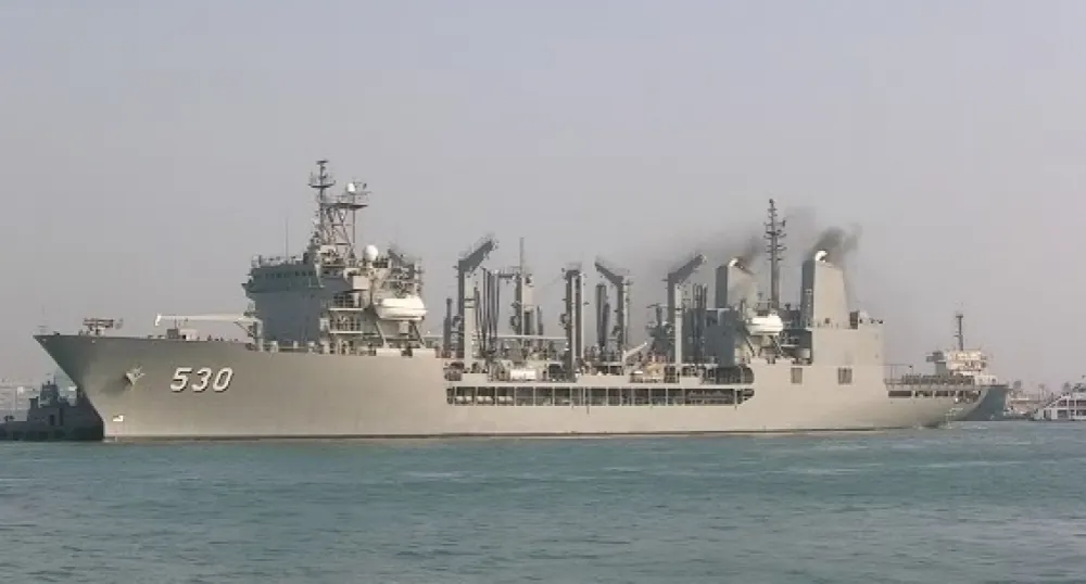 海軍武夷軍艦左營外海訓操演　一士兵落海失蹤