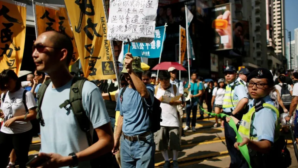 香港人已沒有主張「港獨」的言論自由