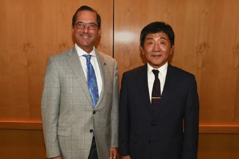 史上首例　衛服部長陳時中赴華府會面美衛生部長