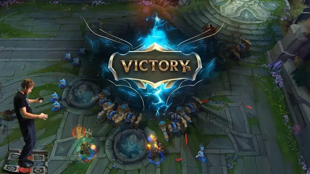 【英雄聯盟】Reddit熱議：德國主播大秀舞藝　這次改用跳舞墊打LOL！