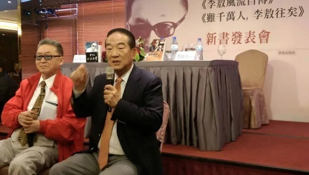 兩千年總統選舉從政治對立到支持　宋楚瑜悼念李敖：俠士之風感念不忘