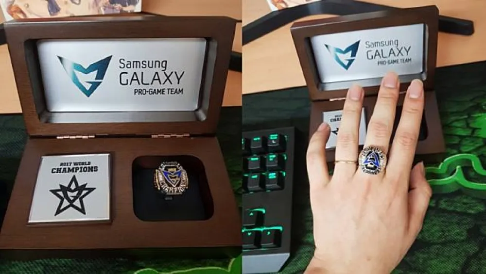 【英雄聯盟】Samsung Galaxy 冠軍戒現身！CoreJJ：我還有很多根手指頭