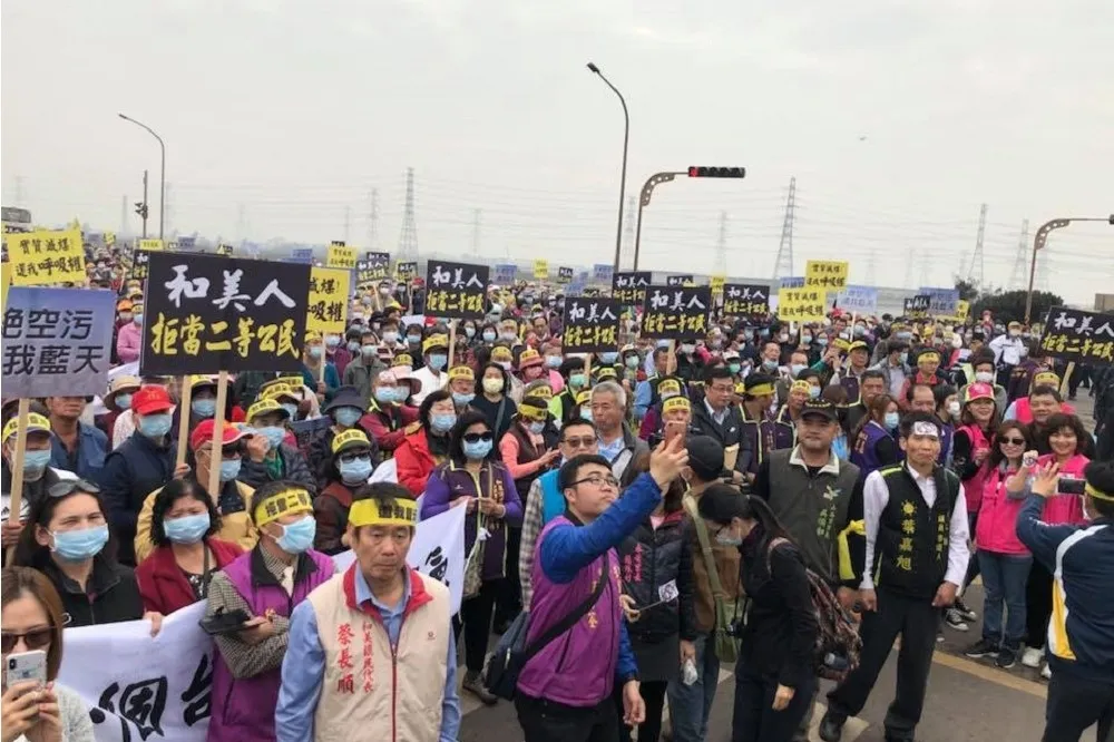「拒用和美人的肺發電」　2500人赴中火抗議怒吼