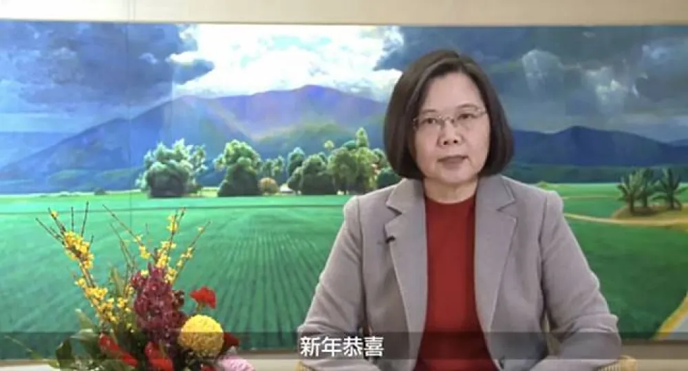 農曆除夕拜早年　蔡英文：向對岸朋友說新年恭喜
