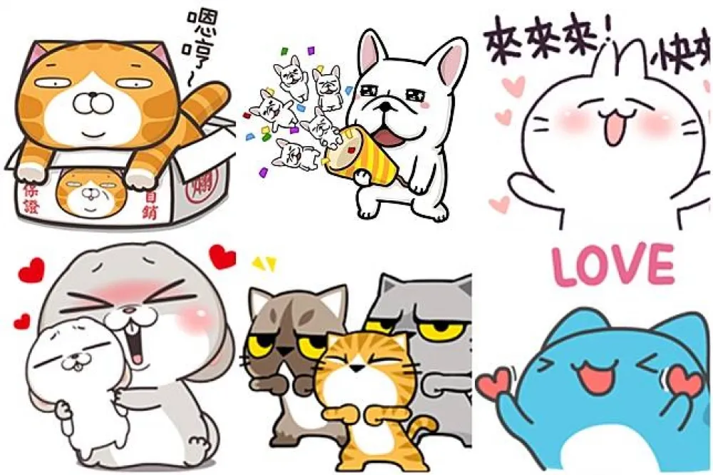 2017年LINE貼圖榜出爐！貓兔狗佔七席　前五名平均銷售額破7千萬元