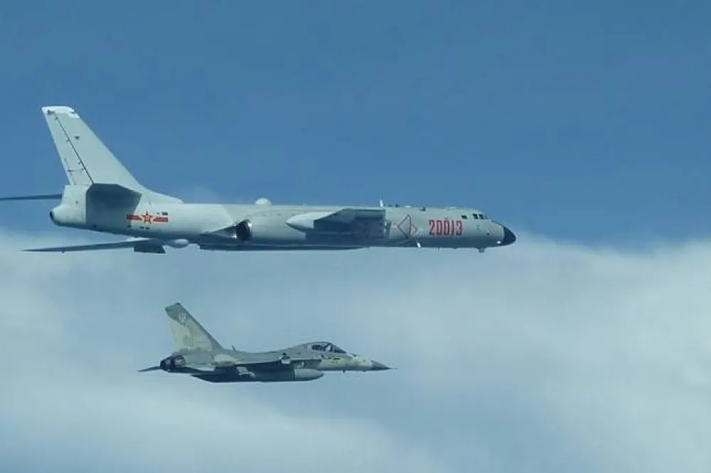 5架中國軍機今早先後飛越日本、南韓防空識別區