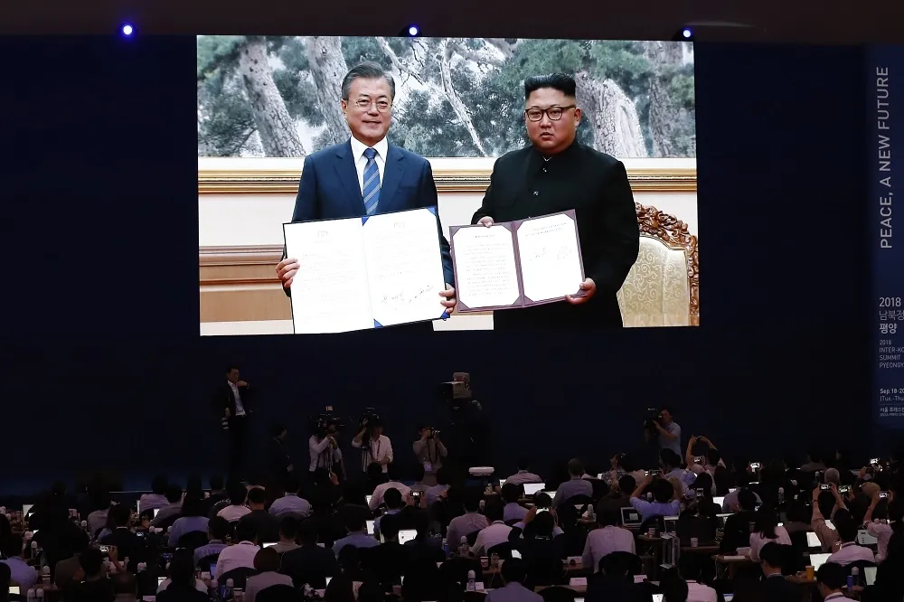 【第三次文金會】南北韓領導人簽《平壤共同宣言》　金正恩同意訪問南韓