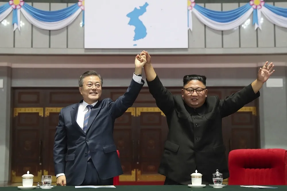 【第三次文金會】文在寅首度對北韓民眾演講　今與金正恩爬白頭山同登主峰