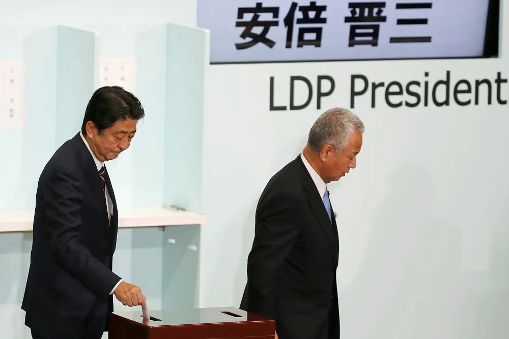 安倍晉三度當選自民黨黨魁　承諾改造內閣、活用黨內人才