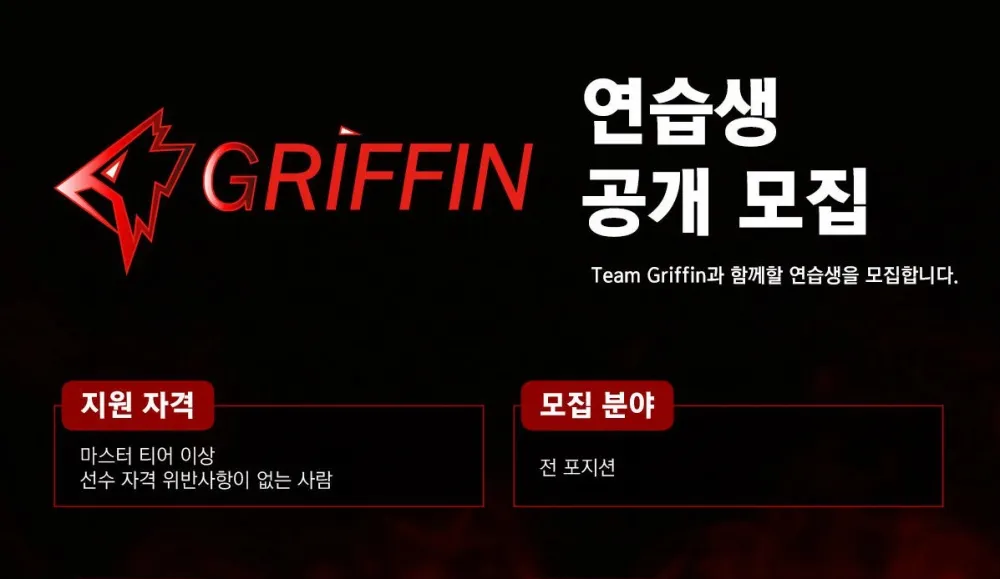 【英雄聯盟】LCK最強新秀戰隊　GRF公開招募各路線練習生