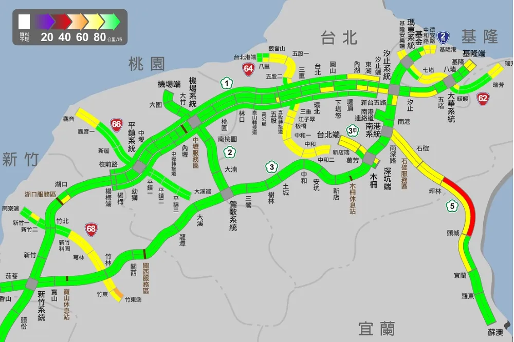 中秋連假返鄉車潮午後湧現　9大塞車路段看這邊