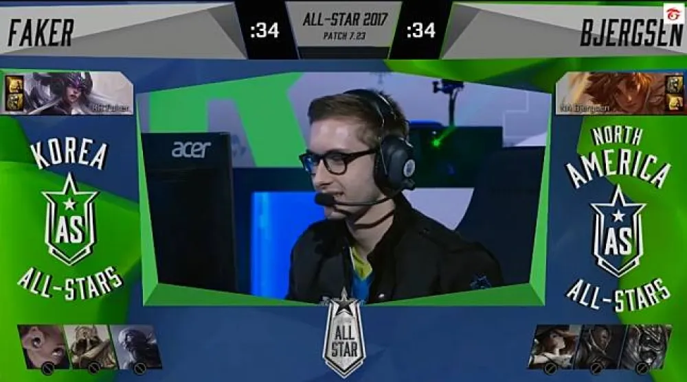 【英雄聯盟明星賽】單挑大賽：Bjergsen智商壓制擊敗Faker　SwordArT不敵PraY慘遭淘汰