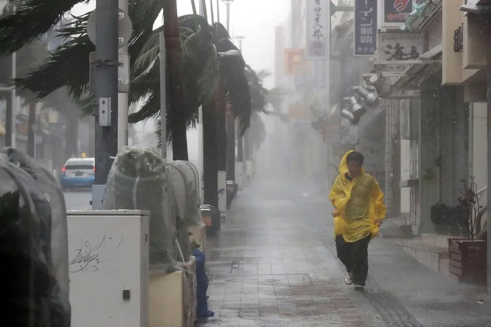 【台日航班大亂】潭美威力驚人　關西機場又要關閉了