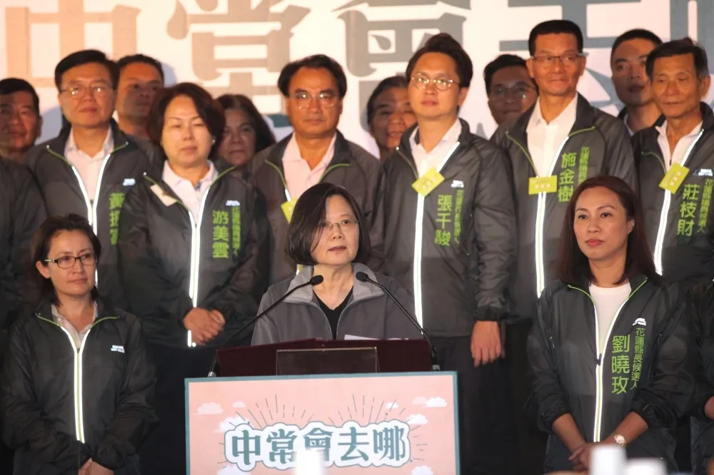 行動中常會到花蓮　蔡英文：對民進黨「挑戰性很高」的地方
