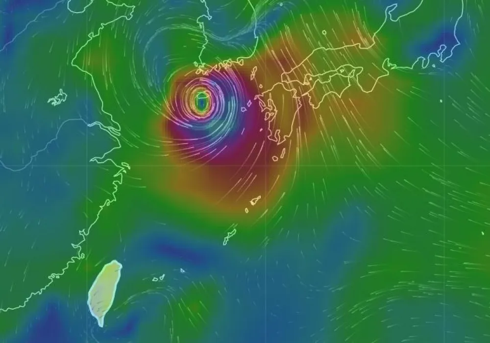 【航班異動】輕颱康芮6日登陸韓國　飛日韓航班受影響