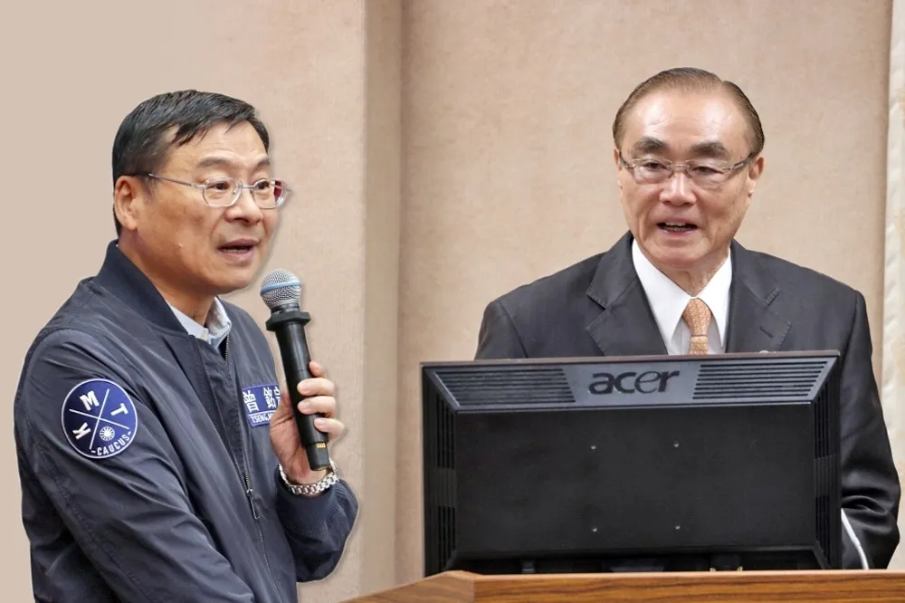 曾銘宗飆罵國防部長嘻皮笑臉　馮世寬仰笑「哈哈哈」雙方互槓