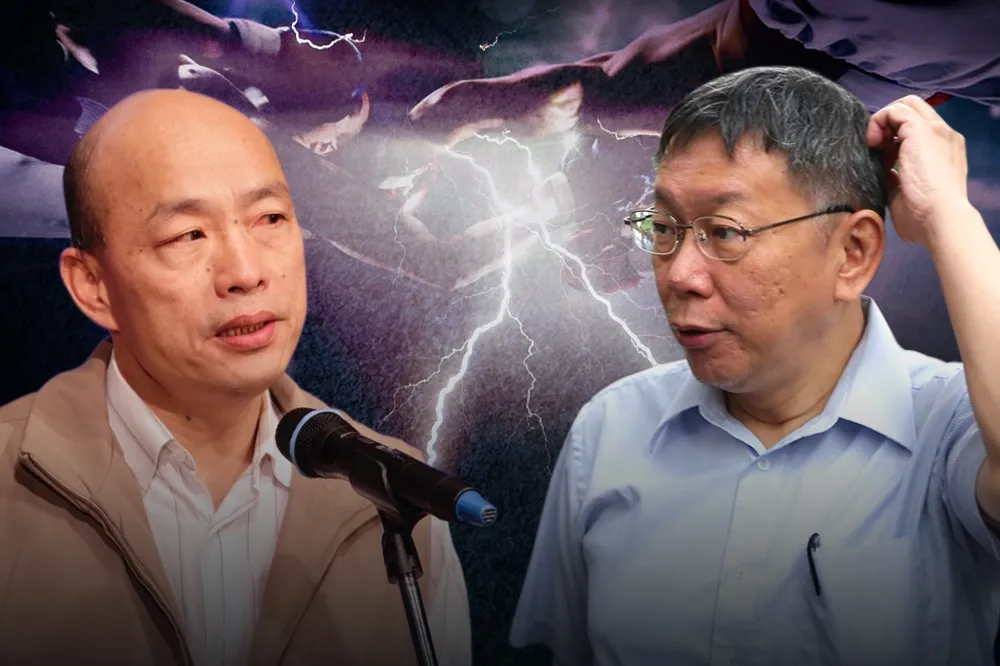 【阿北vs.禿頭菜販】政治網紅換人做　韓國瑜網路熱潮超車柯文哲