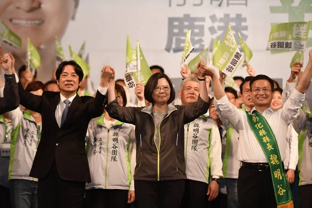 【彰化選情】蔡英文7度輔選魏明谷　批國民黨「以核養綠」是藉口