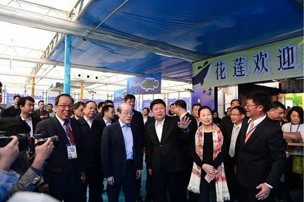 【湖北武漢台灣周】傅崐萁會國台辦副主任劉結一　推廣花蓮觀光