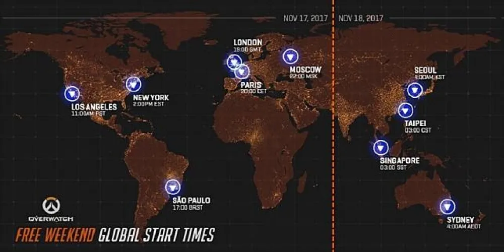 【鬥陣特攻】一起加入捍衛者行列！　鬥陣特攻11/18～11/21限時免費開放遊玩