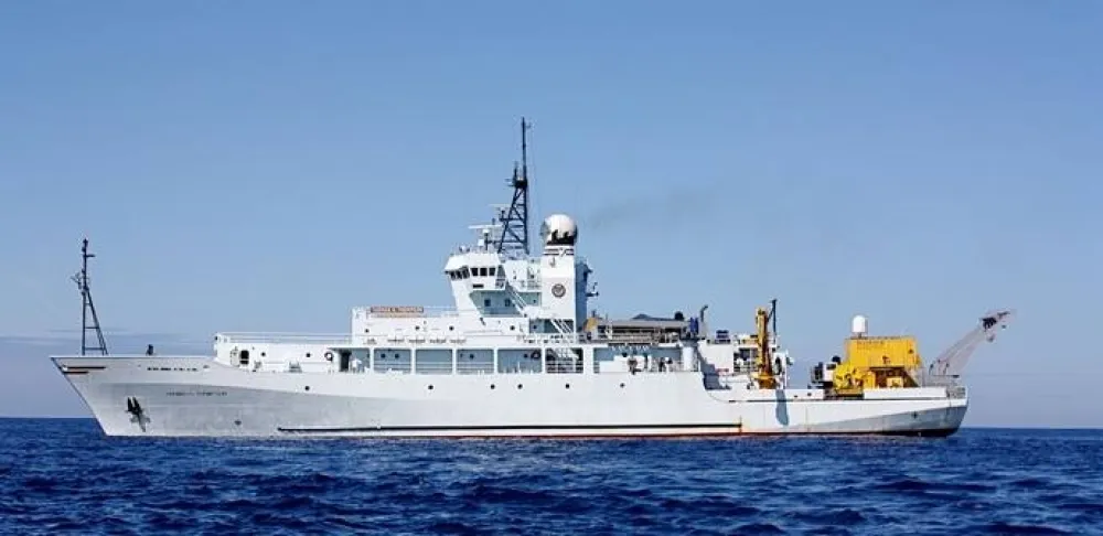 【美中敏感時刻】美海軍研究船　16日上午已停靠高雄港9號碼頭