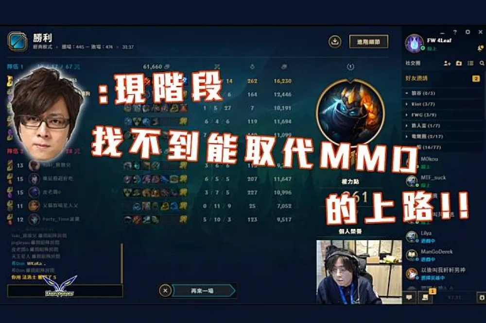 【世界大賽】閃電狼四葉直播彙整：現階段找不到能取代MMD的上路！
