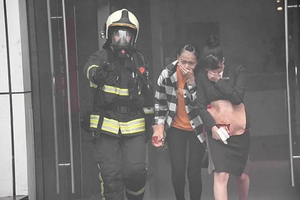 【網路謠言害慘人】遇火災用溼毛巾摀口鼻　易造成呼吸道受損