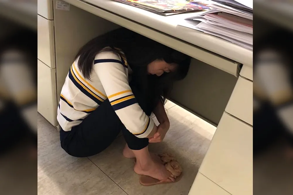 【6.0有感地震】北市明顯搖晃　高嘉瑜嚇到大叫躲桌下