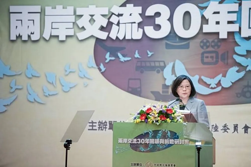 【十九大後拋對話橄欖枝】蔡英文：兩岸現在正是改變契機