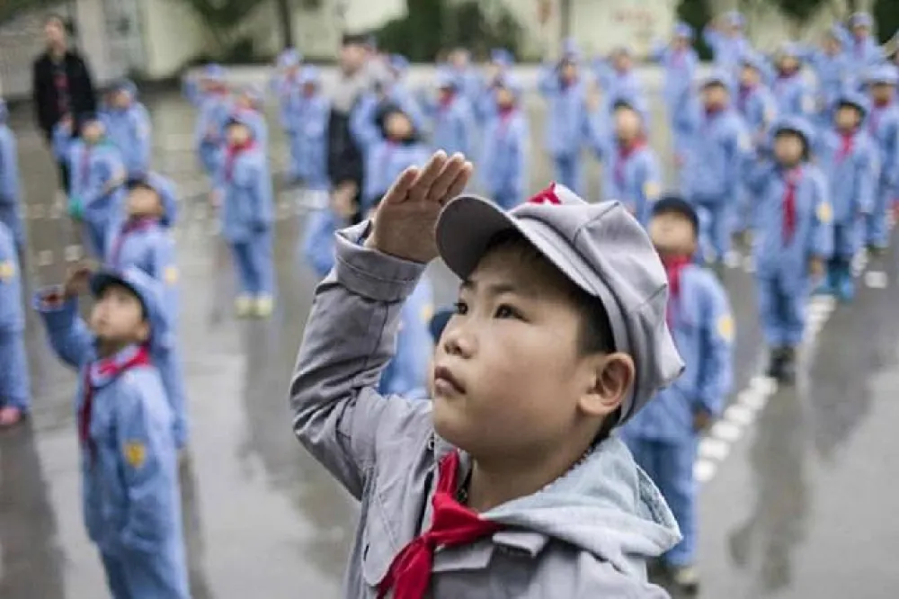 【中國國歌立專法】小學生唱歪曲　至少可拘留15天