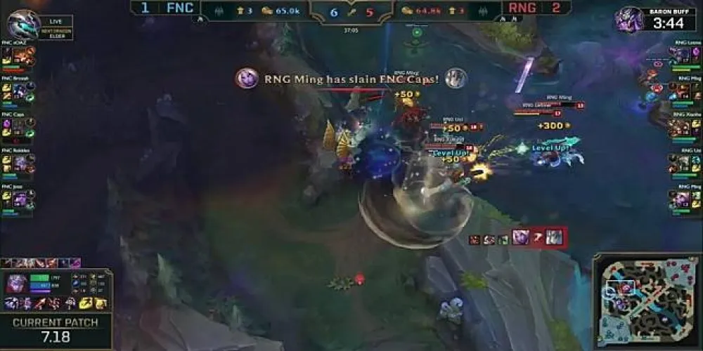 【世界大賽】歐美網友看RNG vs. FNC：Caps在第四場幾乎快被中離系統抓到了