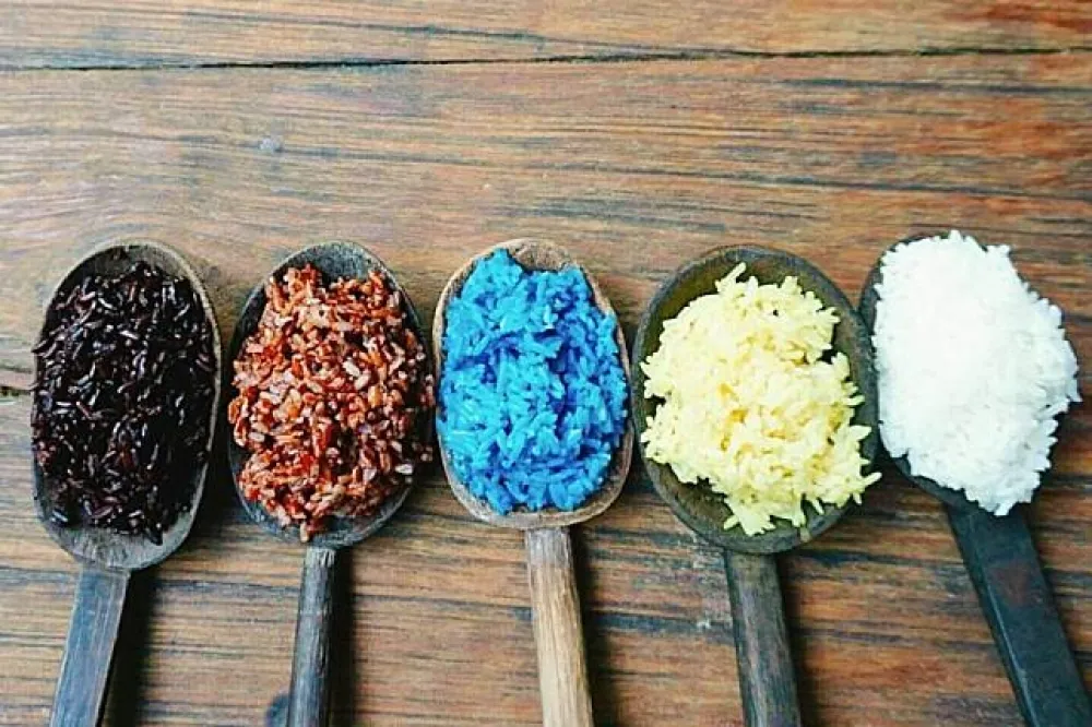【嫻子遊泰國】令人驚艷的五色米飯盛餐
