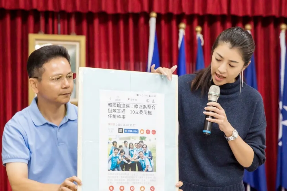 藍營「神力女超人」許淑華深入邱議瑩地盤　8日挺韓造勢晚會可望再爆棚