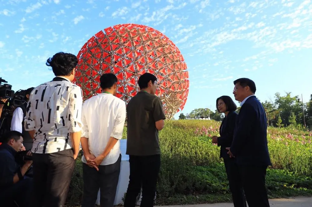 【花博效應 vs. 韓流】林佳龍要讓台中人驕傲　盧秀燕借韓國瑜助催票