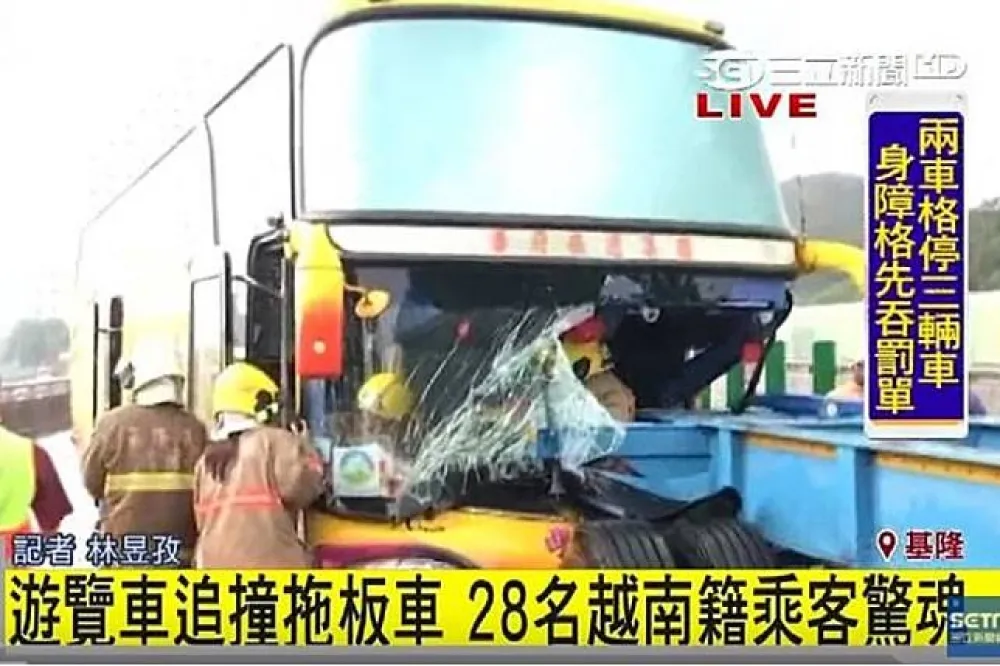 遊覽車又出事　越南團來台首日駕駛重傷11旅客輕傷