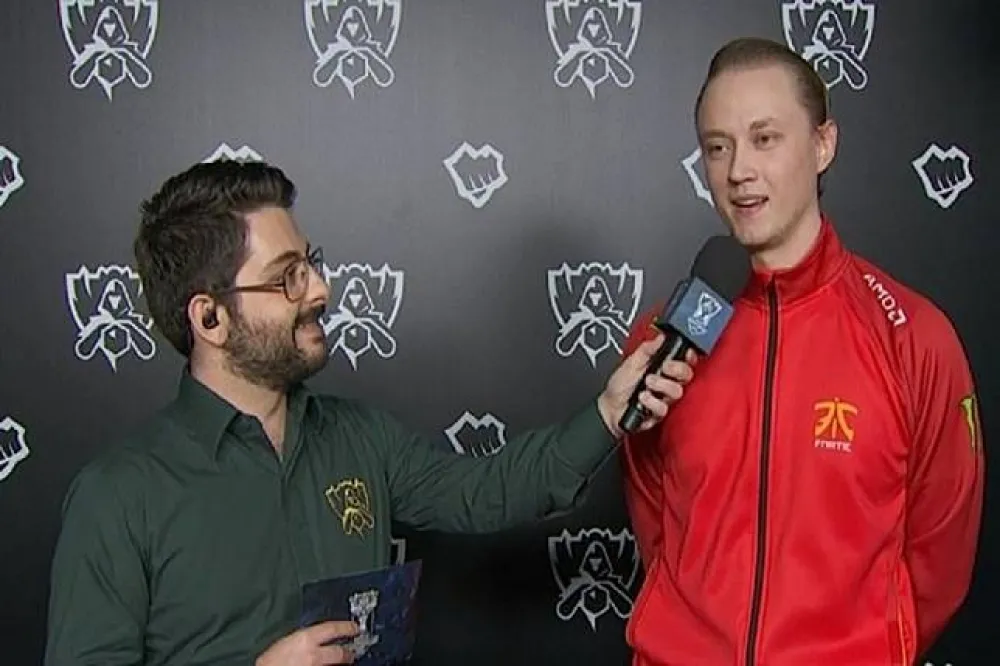 【世界大賽】FNC Rekkles賽後訪問：我無法用言語形容我的感受　今天對我們來說真的是太特別的一天了