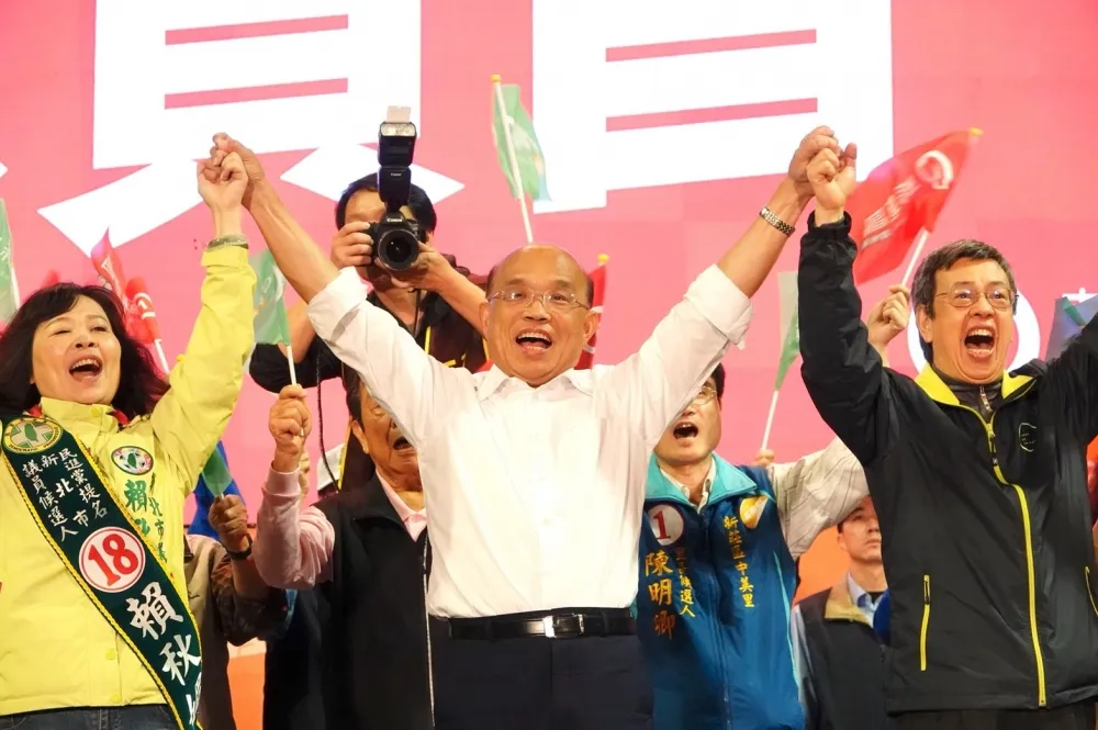 【直播】選前合體陳建仁催票　蘇貞昌：我一定贏過朱立倫